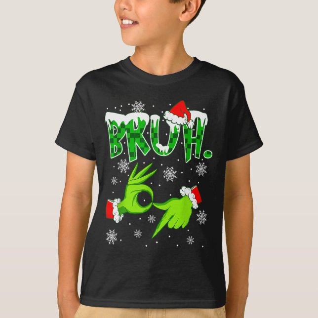 Camiseta Bruh 67 Six Seven 6 7 Meme Christmas Funny Gen Z S (Frente)