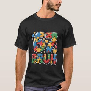Camiseta Bruh 6 7 Seis Sete 67 Meme Engraçado 67 Bruh Autis