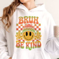 Bruh Be Kind Happy Face Beanie Gradiente Tropical