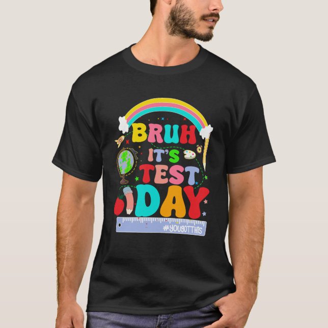 Camiseta bruh dia de teste (Frente)