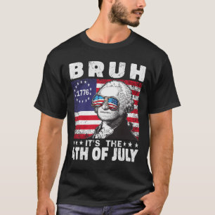 Camiseta Bruh É 4 De Julho De 2024 George Washington Bruh