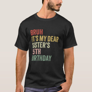 Camiseta Bruh É a Rainha Cro do 55º aniversário da minha qu