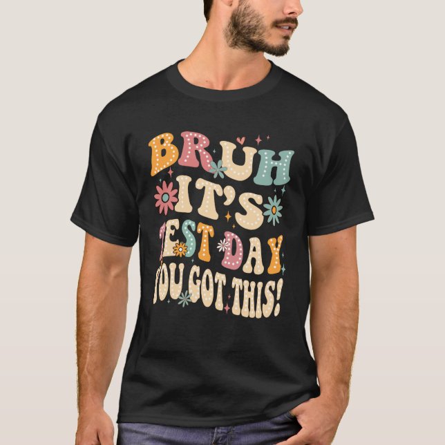 Camiseta bruh é dia de prova você consegue 2 (Frente)