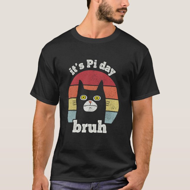 Camiseta Bruh é dia do pi professor de matemática Pi divert (Frente)