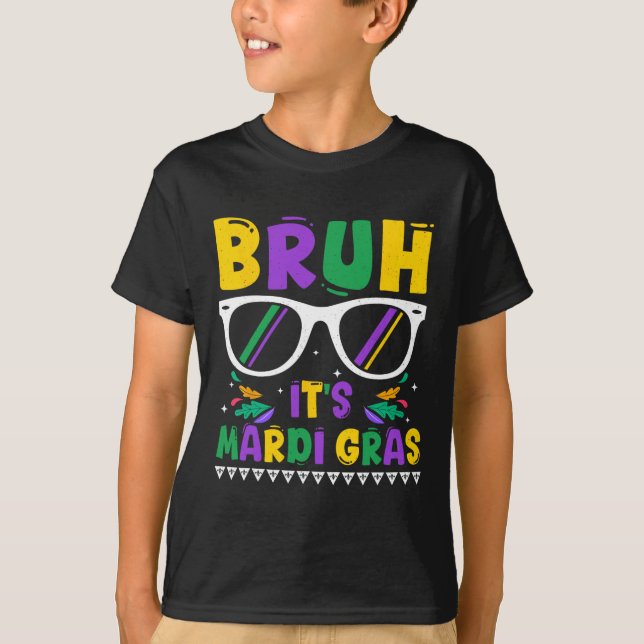 Camiseta Bruh É o Carnaval do Mardi Gras Louisiana Nova Orl (Frente)