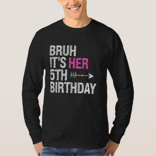 Camiseta Bruh, é sua 5 Aniversário Rainha Coroa, Princes OM