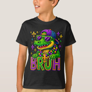 Camiseta Bruh Em Novembro Usamos Roxo Conscientização sobre