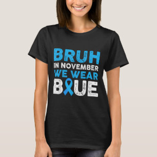 Camiseta Bruh Em Novembro Vestimos a Consciência da Diabete