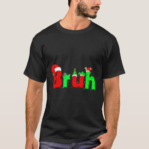 Camiseta Bruh Engraçado Dizendo Bro Adolescentes Meninos Na