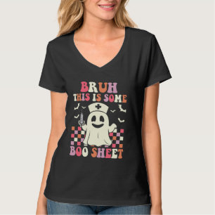Camiseta Bruh, Este É Um Boo Sheet Engraçado Halloween De G