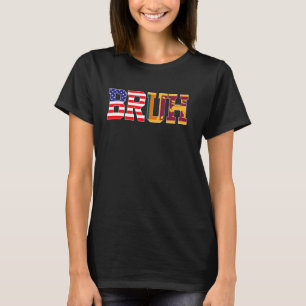 Camiseta Bruh EUA Sri Lanka Bandeira Americana Sri Lanka