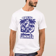 Bruh It's Summer Funny Goose in Hawaiian Shirt