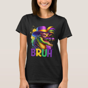 Camiseta Bruh Mardi Gras Adolescentes Meninos Crianças Jaca