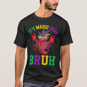 Camiseta Bruh Mardi Gras Adolescentes Rapazes Crianças Mard