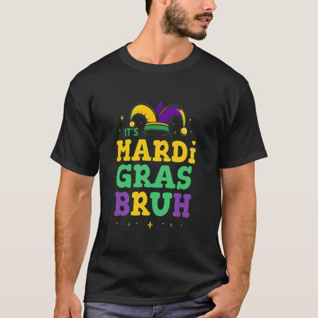 Camiseta Bruh Mardi Gras Extravaganza (Frente)