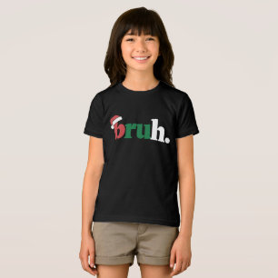 Camiseta Bruh Meme Dito Engraçado Irmão Saudação Natal
