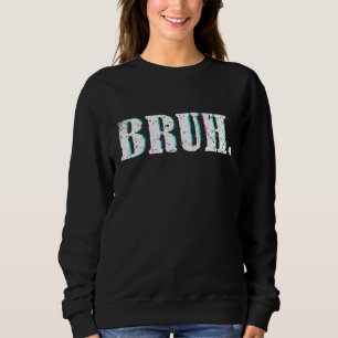 Camiseta Bruh Meme Dizendo Irmão Saudando Homens Adolescent