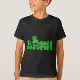 Camiseta Bruh Meme Engraçado Dia De São Patrício Trevo Irla