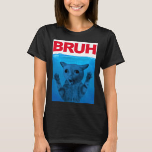 Camiseta Bruh Meme Engraçado Dizendo Irmão Saudando Adolesc