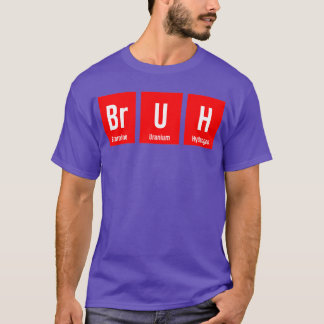 Camiseta Bruh Meme Engraçado Dizendo Irmão Saudando Adolesc