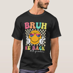 Camiseta Bruh Nós apoiamos 1rua Grades sorriem Face 1rua Di