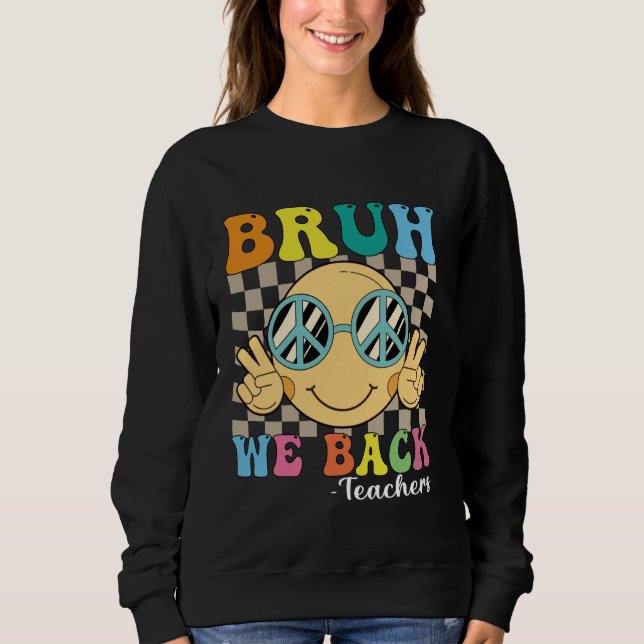 Camiseta Bruh Nós Apoiamos Professores Retrorando Sorriso E (Frente)