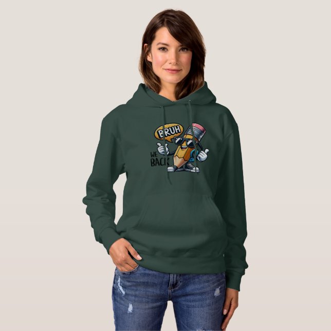 Camiseta Bruh Nós Voltamos, De Volta à Escola Professor  (Frente Completa)