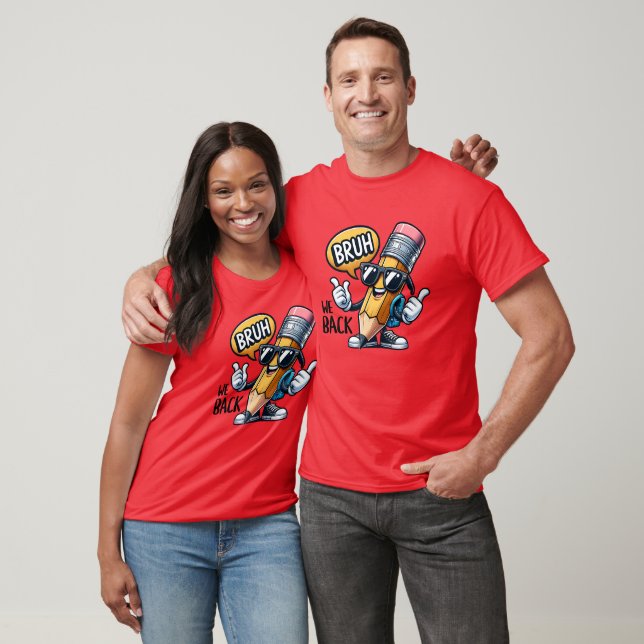 Camiseta Bruh Nós Voltamos, De Volta ao Professor da Escola (Unissex)