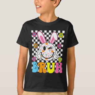 Camiseta Bruh Páscoa Dia Engraçado Ovos Coelhinhos Molhados