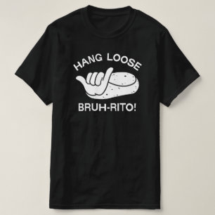 Camiseta BRUH-RITO - Burrito "Hang Loose" - Hawaii Shaka