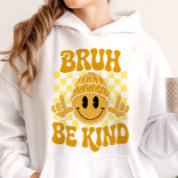 Bruh Seja Gentil Rosto Feliz Gorro Amarelo