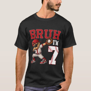 Camiseta Bruh, tenho 7 anos de Festa de aniversário da 7 de