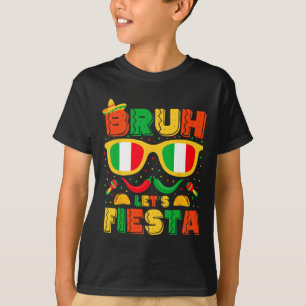 Camiseta Bruh Vamos Fiesta Cinco De Mayo, Homens Do Partido