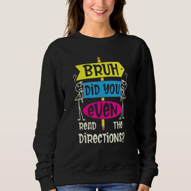 CAMISETA BRUH VOCÊ LEU AS DIREÇÕES 3 (Frente)