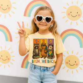 Camiseta Bruh Voltamos Esquilo Capivara Gambá Escola Bac