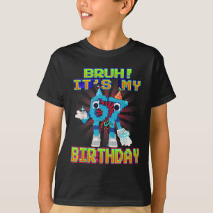 Camiseta Bruhh É Meu Aniversário 67 Seis Sete 6-7 Cérebro E