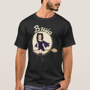 Camiseta Bruja Latina Bruxa Mexicana Curandera Chola Player