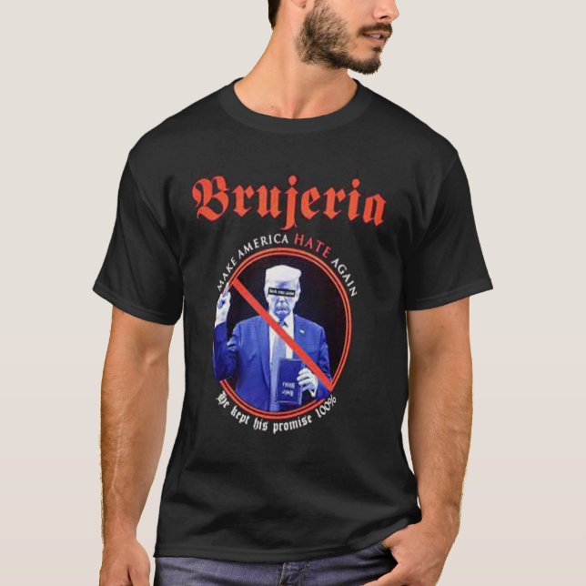 Camiseta BRUJERIA BAND METAL BESS2597p (Frente)