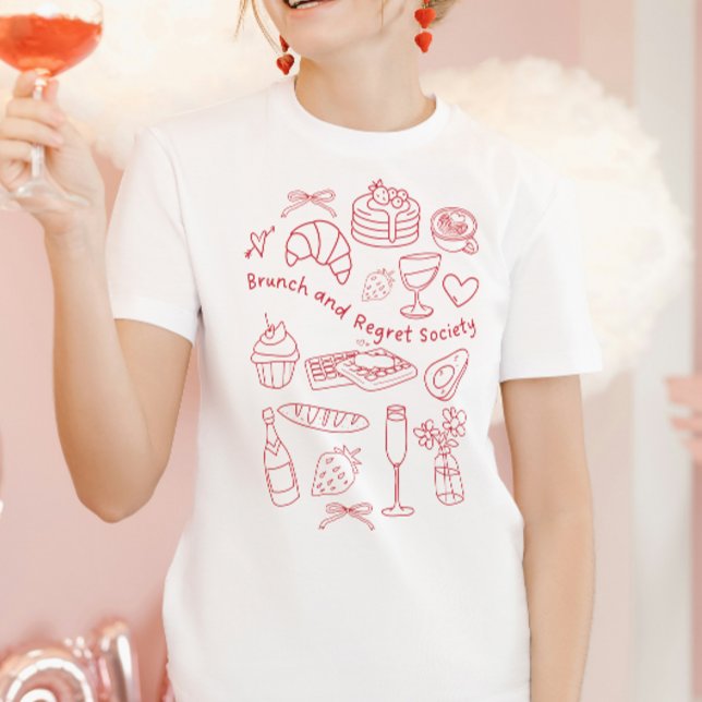 Camiseta Brunch e Sociedade do Arrependimento (Criador carregado)