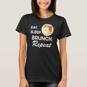 Camiseta Brunch Ideas Comida Recebe Café da Manhã Mimosa do