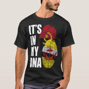 Camiseta Bruneian E Angolano Misturam DNA Heritage