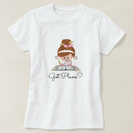 Camiseta Brunette obtido da menina do planejador dos planos