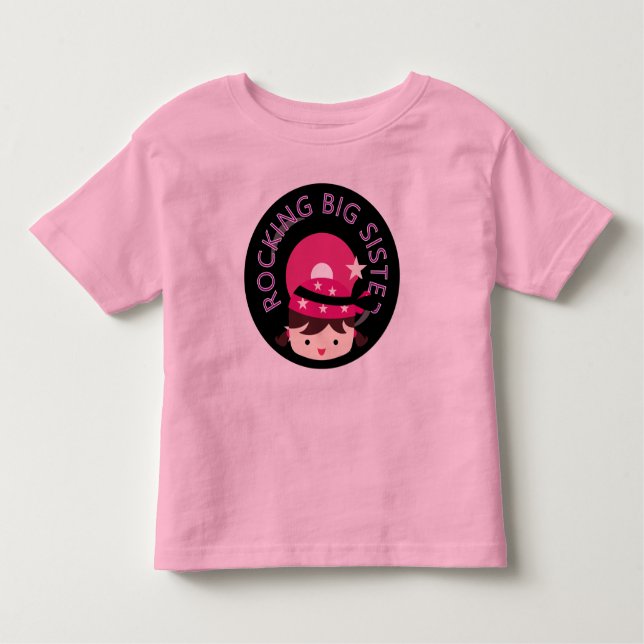 Camiseta Brunette Rocking Big Sister (Frente)