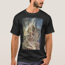 Camiseta Brünnhilde e o pyre fúnebre de Siegfried
