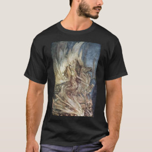 Camiseta Brünnhilde e o pyre fúnebre de Siegfried