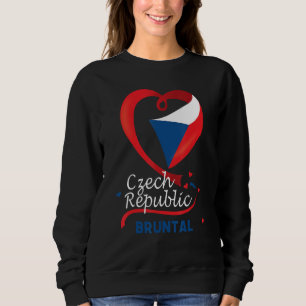 Camiseta Bruntal República Checa Casaco de Braço com Bandei