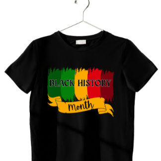 Camiseta  Brushstroke Black History Heritage Month 