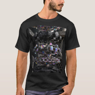 Camiseta Brutalist Honeycomb Super Mosaico 3D