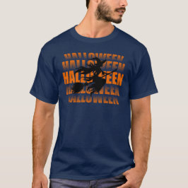 Camiseta Bruxa Andando Pelo Halloween