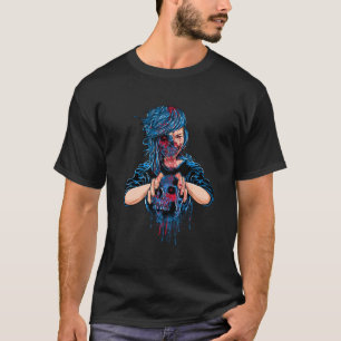 Camiseta bruxa assustadora